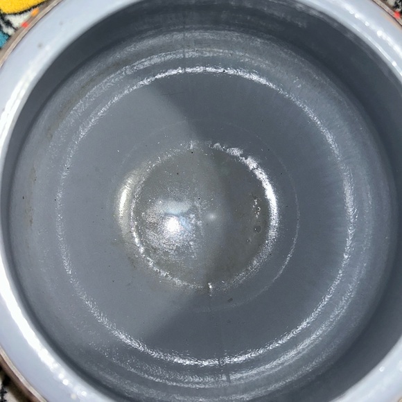 Descoware Belgium Enamel Cast Iron Bean Pot - Picture 3 of 6